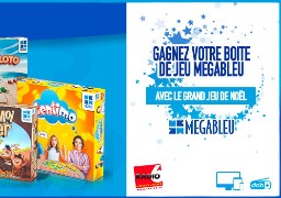 GRAND JEU DE NOEL - Gagnez des dizaines de boites de jeux Mégableu