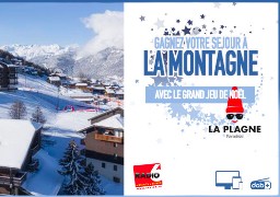 GRAND JEU DE NOEL - Partez une semaine à la montagne grâce à Radio 6 et l'office immobilier de La Plagne
