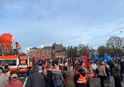 A Abbeville, 1500 personnes contre la réforme des retraites 