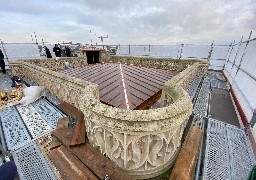 A Abbeville, la tour clocher de l'église St Gilles a retrouvé de sa superbe