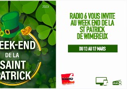 JEU WEB - Radio 6 vous invite au Week End de la St Patrick à Wimereux les 18 et 19 Mars