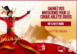 Radio 6 vous offre vos places pour  EXTRAVAGANT, la nouvelle création du cirque Arlette Gruss