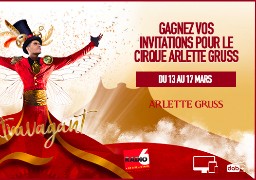 Radio 6 vous offre vos places pour EXTRAVAGANT, la nouvelle création du cirque Arlette Gruss