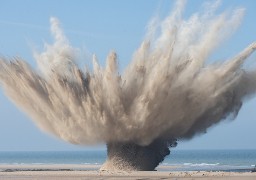 Opération de déminage de trois blocs de défense mercredi sur la plage de Wissant