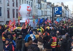 Réforme des retraites : de 8 à 10 000 manifestants ont défilé à Boulogne-sur-mer, selon les syndicats