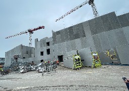 A Boulogne, la future salle de spectacles l'Embarcadère a déjà bien pris forme
