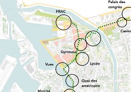 A Dunkerque, un « fil vert » de 2km va relier le centre-ville à la plage.