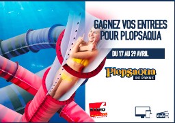 Gagnez vos entrée pour Plopsaqua