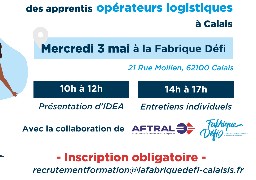 A Calais, Idéa recrute des apprentis opérateurs logistiques 