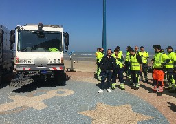 A Dunkerque, le service de propreté urbaine n'a pas chômé durant un mois sous un vent de Nord-Est.
