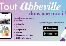 Abbeville dispose désormais d'une application pour smartphone