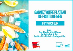 Gagnez votre plateau de fruits de mer avec nos partenaires