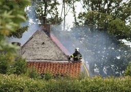 Une maison désaffectée a été la proie des flammes à Gravelines