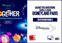 JEU SMS - Radio 6 vous invite en famille, cet été, à Disneyland Paris 