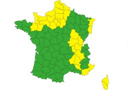 Les Hauts-de-France en vigilance jaune 
