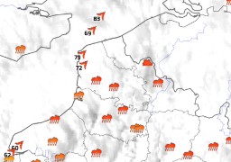 Météo : La Somme et le Pas de Calais en vigilance jaune pluie-inondation ce soir puis ce sera toute la région mardi !