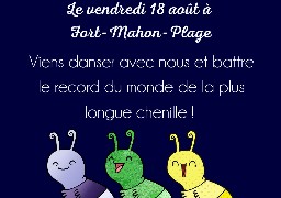 A Fort-Mahon Plage, on se prépare pour battre le record du monde de la plus longue chenille !