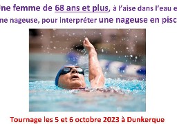 Casting: une femme de 68 ans recherchée pour jouer une nageuse, dans un film à Dunkerque