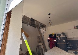 A Boulogne sur mer, une cheminée s'effondre sans faire de blessé dans une maison rue Saint-Marc.