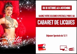 Gagnez votre déjeuner spectacle pour 2 au Cabaret de Licques