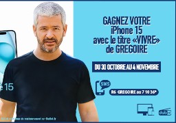 Avec Radio 6 et Grégoire, gagnez un iPhone 15
