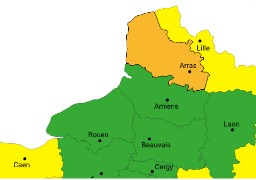 La vigilance orange crues maintenue dans le Pas-de-Calais