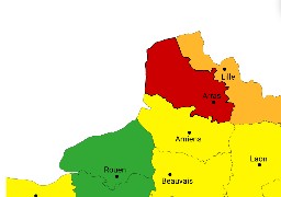 Le Pas-de-Calais repasse en vigilance ROUGE crues
