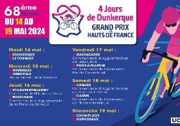 Cyclisme : Les 4 jours de Dunkerque prêts pour un grand tour des Hauts de France du 14 au 19 mai 2024.