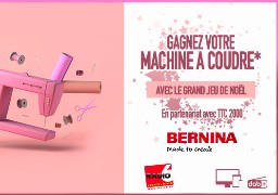 Grand jeu de noël - Radio 6 et TTC 2000 vous offrent une machine à coudre