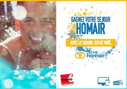 Grand jeu de noël - Les campings Homair offrent une semaine de soleil aux auditeurs de Radio 6