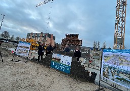 A Abbeville, les travaux du pôle socio-culturel et sportif ont débuté dans le quartier du Soleil Levant
