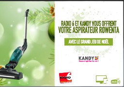 Grand jeu de noël - Radio 6 et Kandy vous offrent votre aspirateur Rowenta