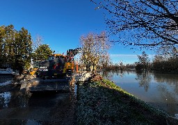 Inondations : des travaux d'urgence ont débuté à la Madelaine-sous-Montreuil 