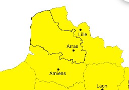 Vigilance jaune vents violents dans le Nord, le Pas-de-Calais et la Somme
