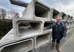 A la Calotterie, des « tunnels » vont être créés sous la départementale pour laisser l'eau passer 