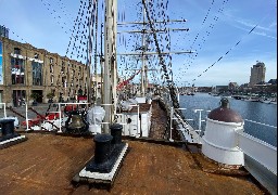 A Dunkerque, visitez le voilier Duchesse Anne en chantier durant les vacances !
