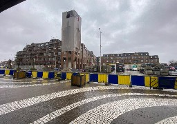 Le centre de Cappelle-La-Grande en plein chantier pour plusieurs mois...