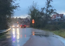 Inondations : des routes inondées ou coupées dans le Pas-de-Calais