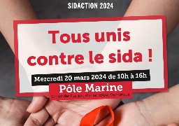 A Dunkerque, l'hôpital Alexandra Lepève se mobilise pour le SIDACTION.