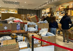 Près de 5 tonnes de colis en vente au poids à la Cité Europe jusqu'à vendredi ! 