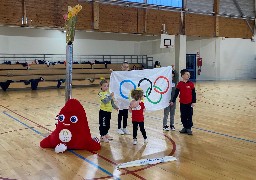 A Boulogne sur mer, 1400 écoliers sont plongés dans l'atmosphère olympique jusqu'à vendredi. 