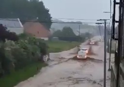 Impressionnantes coulées de boue hier soir dans la Somme