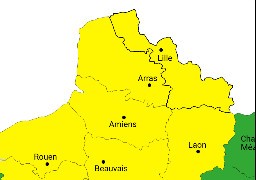 Le Nord, le Pas-de-Calais et la Somme en vigilance jaune pour orages