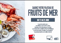 Radio 6 vous offre votre plateau de fruits de mer