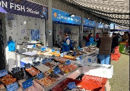 Les Escapades : Poissons et crustacés sont proposés à la vente tout l'été aux Aubettes à Poissons à Boulogne sur mer...