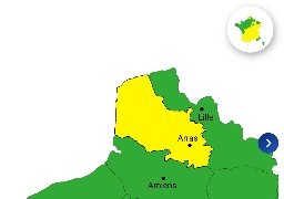 Vent : Vigilance jaune pour le Pas de Calais ce samedi.