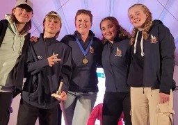 La Boulonnaise, Nathalie Devigne est championne du monde de char à voile modèle standart !