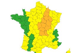 Nouvelle vigilance jaune pour orages ce samedi dès 18h