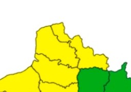 Vigilance jaune pour pluie-inondation et orages, dans le Nord, le Pas-de-Calais et la Somme.
