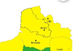 Vigilance jaune vents violents, ce dimanche, dans le Nord, le Pas-de-Calais et la Somme